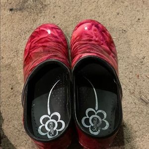 Sanita pink clog size 41